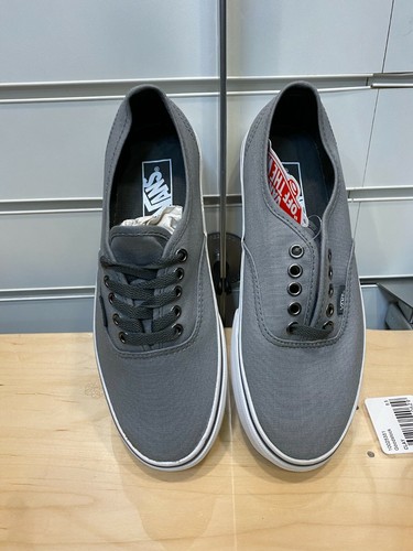 VANS AUTHENTIC LIGHT GREY/ DARK SHADOW TRAINERS EX DISPLAY UK 7 045 - 第 3/4 張圖片