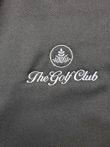 Men's Large Clique Golf Club Black  1/4 Zip Softshell Pullover Jacket - Afbeelding 3 van 12