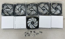 LOT OF 10 ID Cooling 120mm RGB Case Fan 1500RPM PWM Id-12025m12s