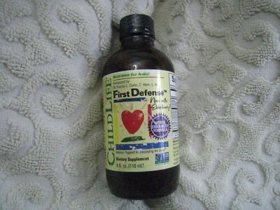 ChildLife Essentials First Defense Immune Formula Dietary Supplement 4oz 09/2027