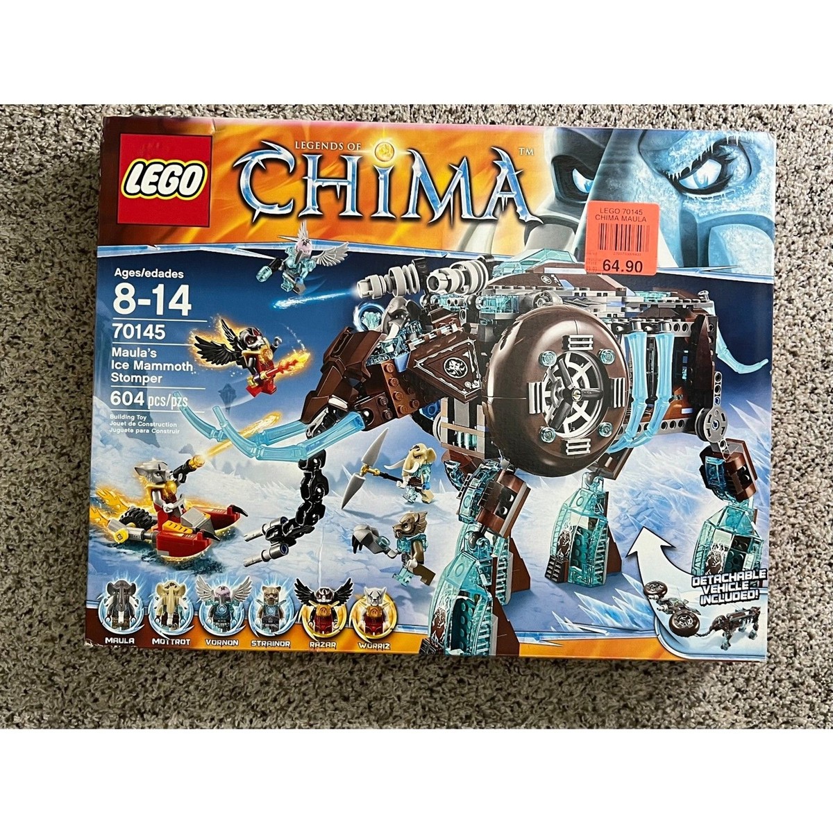 Lego Legends of Chima 70145: Maula's Ice Mammoth Stomper - New