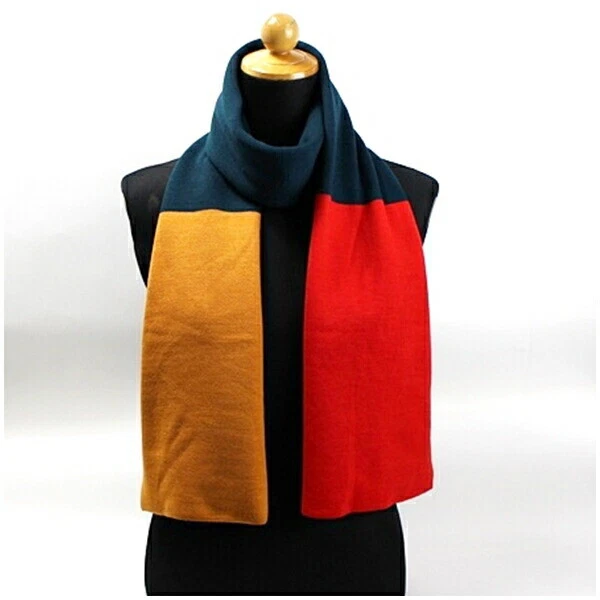 Silencieux authentique laine Christian Dior vert x rouge x orange 154 x 25 cm d'occasion AB