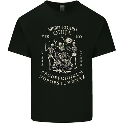 T-Shirt En Coton Pour Hommes Ouija Spirit Board Halloween Démons Fantômes - Photo 1/4