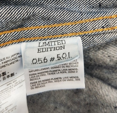 Levi's 507 XX LVC Vintage Clothing Type 2 II Raw Selvedge Jeansjacke Neu mit Etikett Gr. 42 - Bild 21 von 24