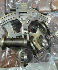 Collectible Solid Brass Antique Finish Marine Maritime Nautical Sextant Gift
