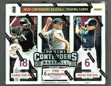 2020 CONTENDERS BASEBALL FACTORY SEALED HOBBY BOX 6 AUTOS LUIS ROBERT ++ LOADED!