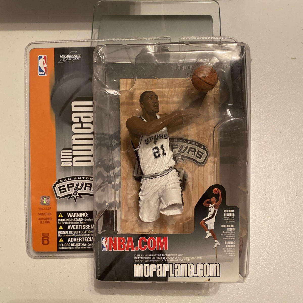 スポーツ NBA McFarlane Series6 Tim Duncan Spurs Mcfarlane Toys NBA San Antonio Spurs Tim Duncan Action