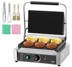 Panini Press Grill Commercial Grill & Griddle 14"x9" Sandwich Maker Griddle