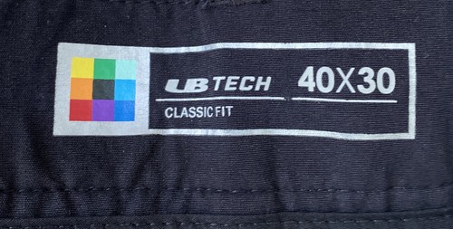 UB Tech Nylon Pants Travel Tech Rainier Classic Fit Stretch Black Mens 40 x 30 - Picture 11 of 12