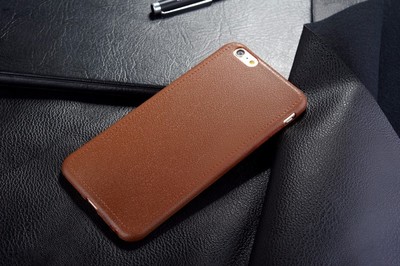 Luxus weiche TPU Komfort Leder Muster iPhone 7 & 7 Plus Hülle 