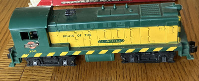 Vintage North Western 355 Route Of The 400 Engine, S Scale Model Train