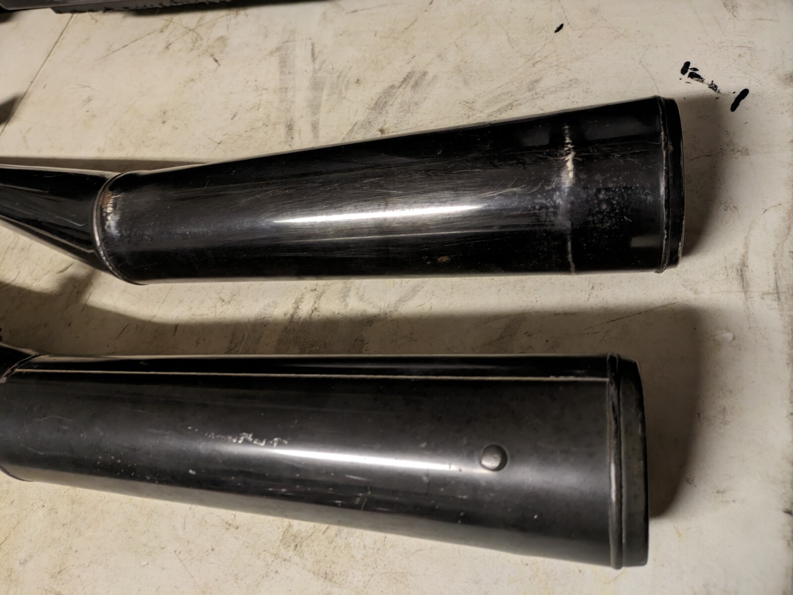 82 BMW Airhead R65 Exhaust Manifold LS R 65 Completed System Mufflers