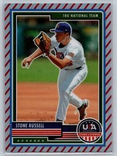 2023 Panini Stars & Stripes #59 Stone Russell Prizm USA  Stars