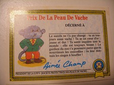 album PANINI MERLIN Les CRADOS Dos de Vignette Stickers Back Garbage Pail Kids