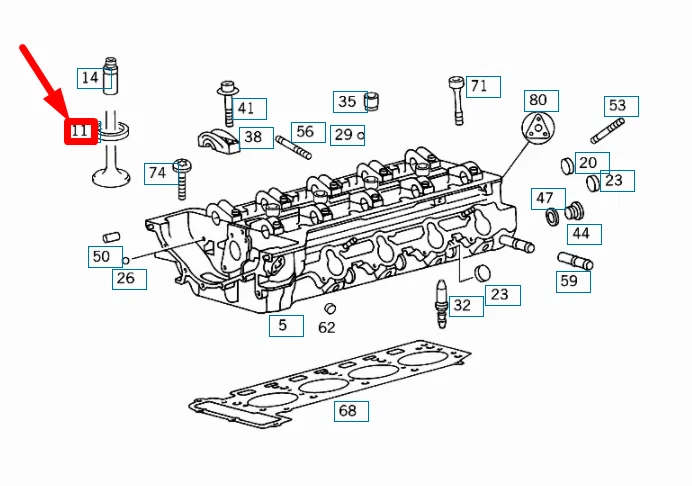 NEU MERCEDES-BENZ SPRINTER W903 MOTOREINLASSVENTILSITZ A1040530231 