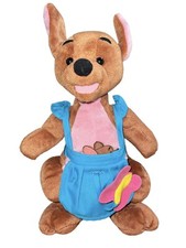 Vintage 1997 Disney  s Winnie the Pooh Peek-A-Roo Kanga 12 in Plush Toy Mattel