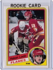 1984-85 OPC O-Pee-Chee Hakan Loob Rookie Card RC #229 (Near Mint)