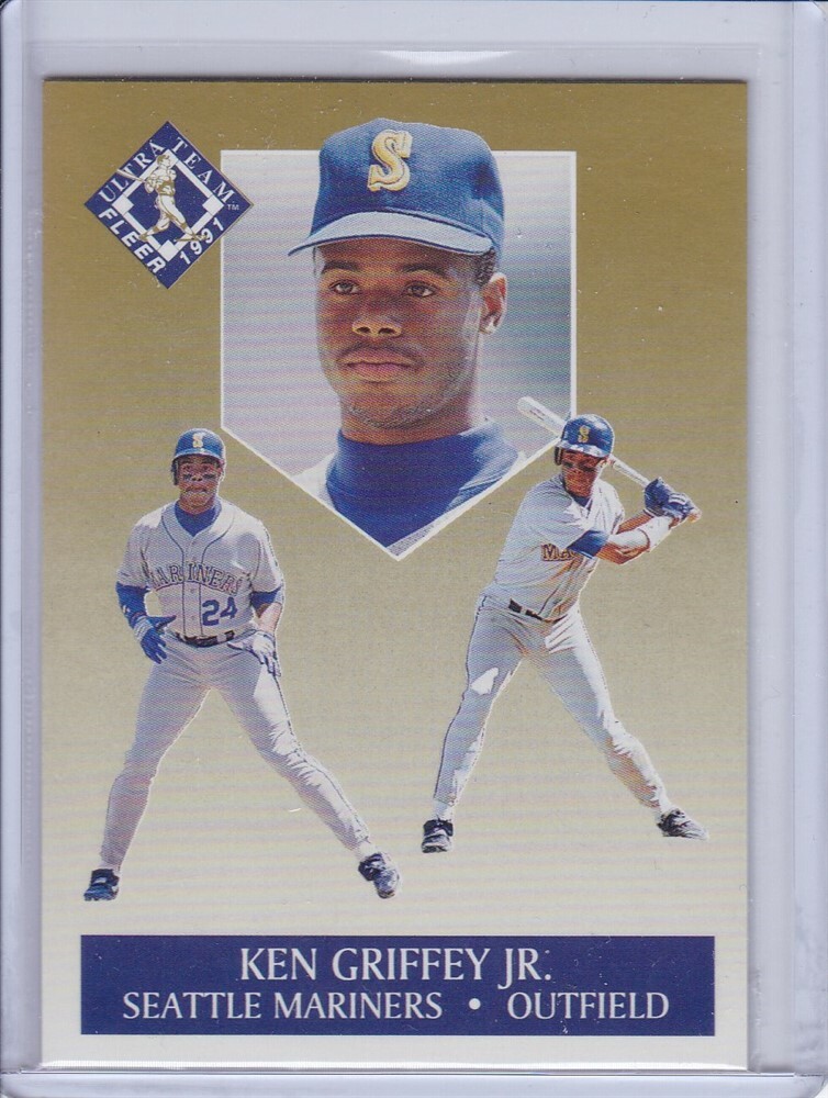 Ken Griffey, Jr. 1991 Ultra Team Baseball Card 4 of 10 Grade NMMT