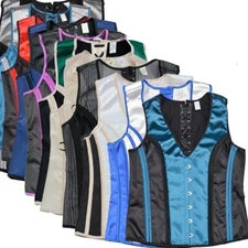 Men's Corset Tight Tops Vest Flat Abdominal Girdle Push Up BodyShaper With Bones