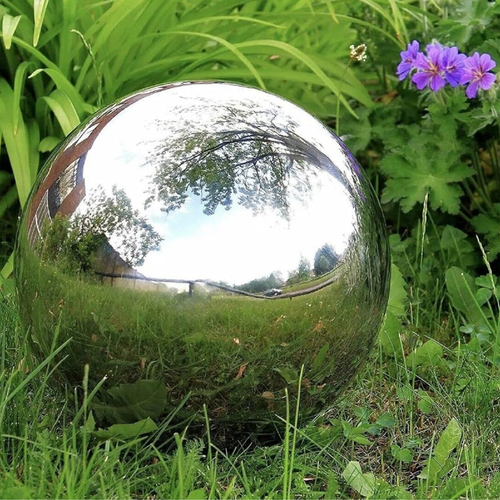 Gazing Balls Garden Spheres Mirror Pond Decoration Home Polished Steel Ornament - Picture 26 of 30