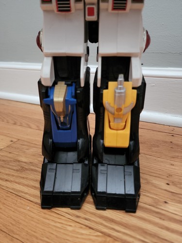 Vintage années 90 Bandai Mighty Morphin Power Rangers White Tiger Megazord excellent état - Photo 3/12