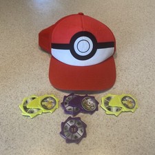 Pokemon Ash Ketchum Trucker Hat Pokeball 2021 Nintendo Youth Snapback Plus Bonus