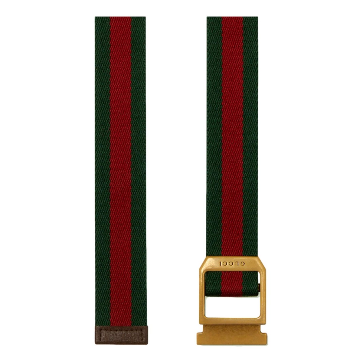 GUCCI Web belt green/red web stripe.Unisex please refer to size guide for fit. Children main image 3