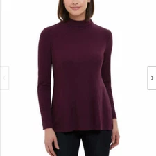 Jones New York Ladies' Turtleneck (PORT,MEDIUM) NWT