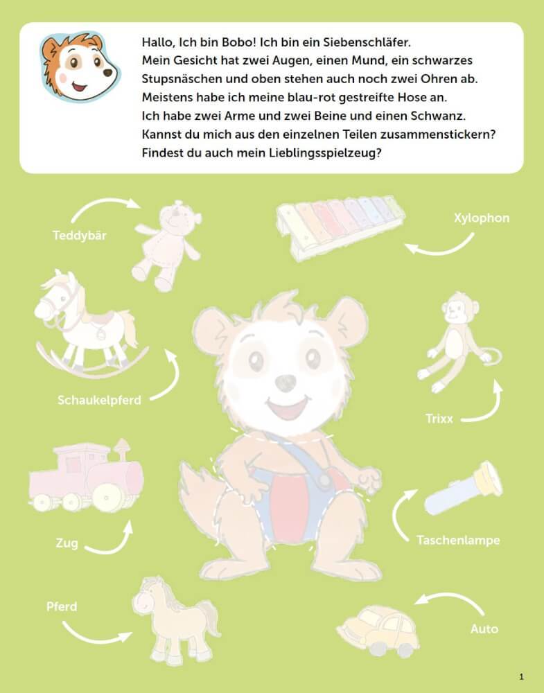 Thumbnail - Bobo Siebenschläfer Stickerbuch