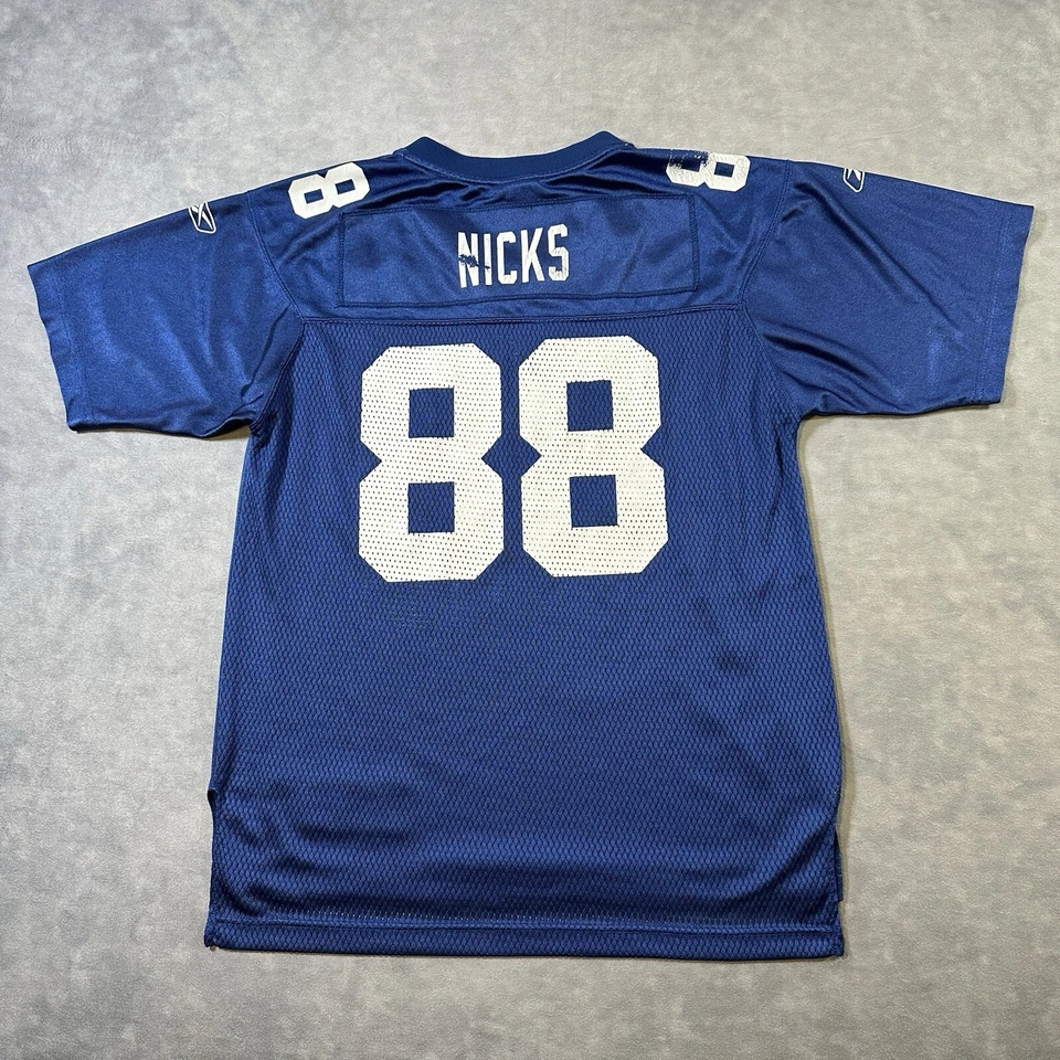 Camiseta deportiva juvenil grande #88 NFL On Field Reebok de los New York Giants Hakeem Nicks Foto 2 de 4