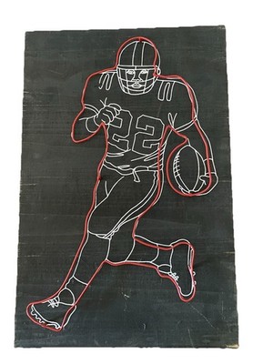 Metal Wire Football RB W/#22 Wall Decor Wire Art Emmitt Smith/Derrick Henry??