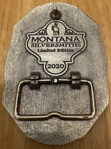 Montana Silversmiths Pendleton Let'er Buck 2020 Buckle Limited Edition Great - Picture 3 of 5