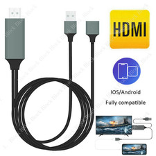 1080P HDMI Mirroring Cable Phone to TV HDTV Adapter Cord for iPhone iPad Android
