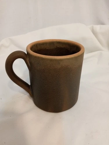 MCM 1977 Vintage McCoy Pottery Canyon Mesa Coffee Mug/Cup Brown 1412