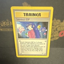 Pokémon TCG Sabrina's ESP Gym Heroes Uncommon Regular Trainer 117/132 English on eBay