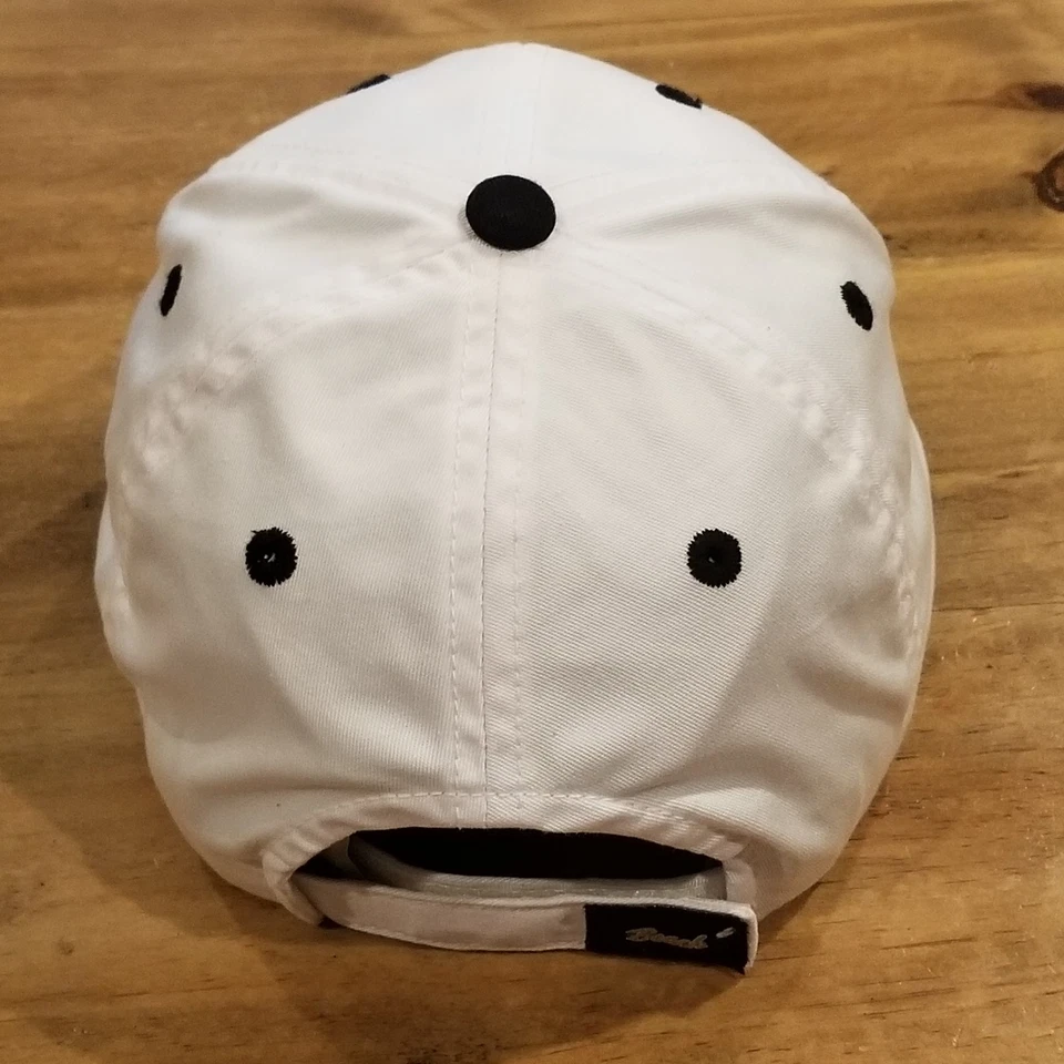 Long Beach State Dirtbags Hat Strap Back Top of World White One Size - Image 4 of 4