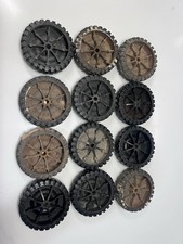 Vintage Tonka Rubber Tire 2 1/4 Inch X 3/4 In Lot Of 12 For Restoration