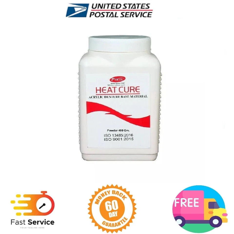 PYRAX High Quality Heat Cure Denture Base Acrylic Resin Powder