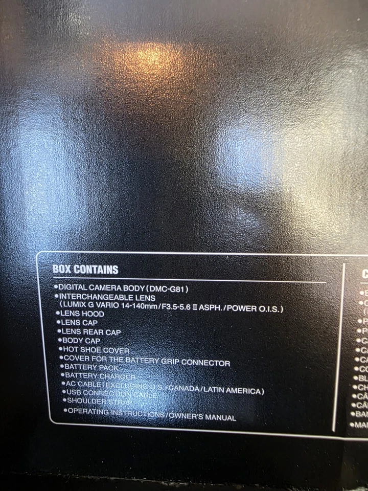 Panasonic LUMIX DMC-G81HAEGK Systemkamera 4K ohne Objektiv, 16 MP - Top - Bild 3 von 4