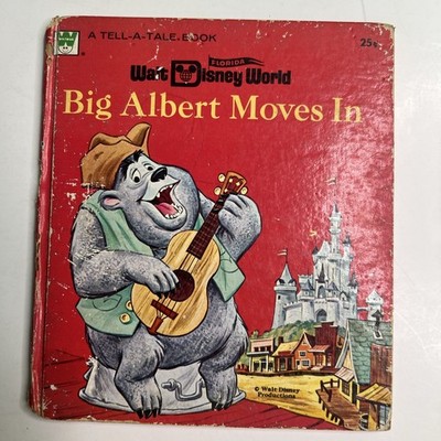 Vintage 1971 Tell-A-Tale Series Walt Disney World Florida Big Albert Moves In