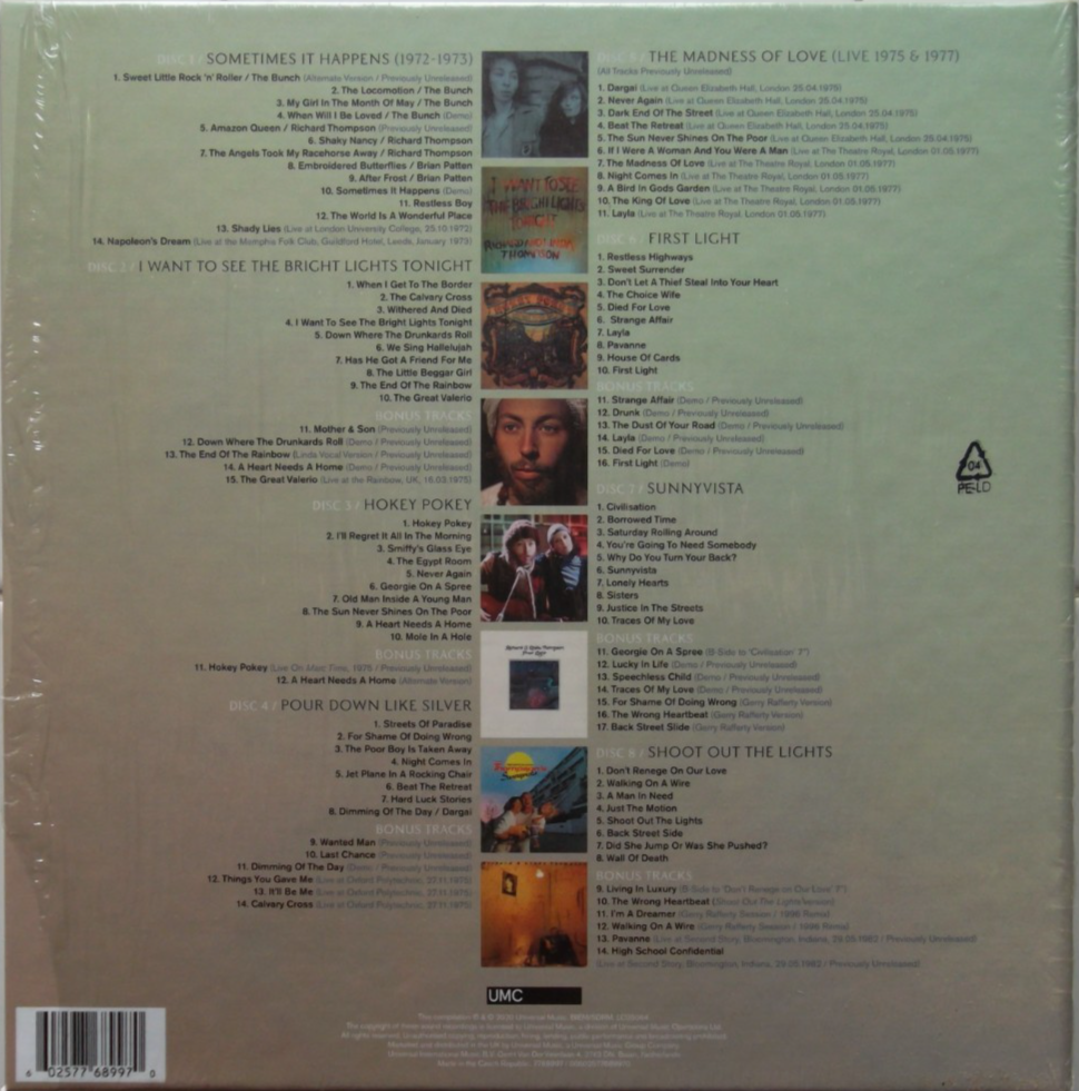 掠*子様 希少　RICHARD & LINDA THOMPSON　8CD 限定B Hard Luck Stories (1972 to 1982) by Richard Thompson & Linda (CD