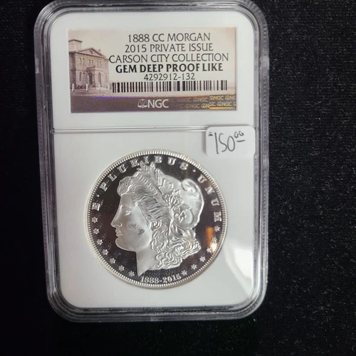 1888 CC Morgan- 2015 Private Issue CC Collection- Gem Deeo Proof Like NGC