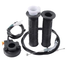 Twist Throttle Accelerator Handle Grips and 50 Inches Cable Assembly with Kill 
