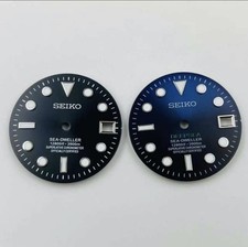 28.5mm Gradient color Watch Dial Blue Green Luminous for Nh35 Nh36 Movement