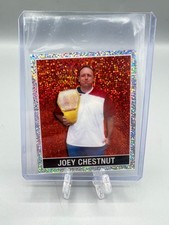 2025 Leaf 15th Anniversary NSCC Joey Chestnut 1990 Sparkles Orange /4 MINI