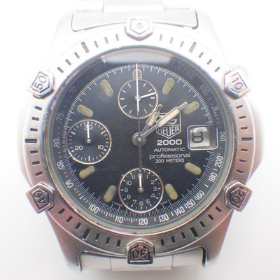 TAG HEUER 2000 Professional シリーズ 169.306 TAG Heuer 2000 Men's Black Watch - 169.306 for sale online
