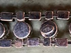 Signed Vintage Weiss Rhinestone Statement Bracelet in Rhodium plate, 7 inches — photo 6