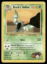 Brock's Golbat 39/132 Uncommon Gym Heroes Pokemon DMG on eBay