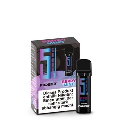 5EL Pod2Go Prefilled Pod - Berry Mint - 5 Element Liquid Pod (2ml)