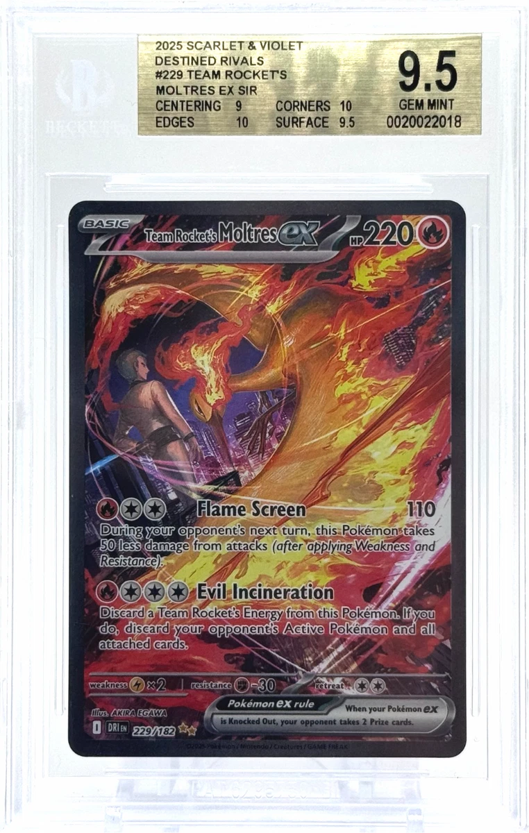 Pokémon Pokémon TCG Grade 9.5 Individual Collectible Card Game